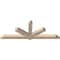 Ekena Millwork Kennewick Smooth Timber Gable Bracket, Douglas Fir, 96"W x 36"H x 5 1/2"D x 5 1/2"F, 9/12 Pitch GBW096X36X0606KEN00SDF - alternate 4